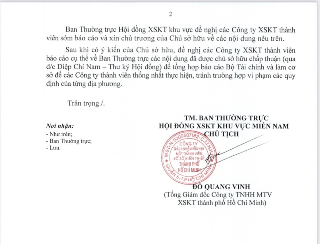 Xổ số miền nam khi nào mở lại? Xổ số miền nam khi nào mở lại?