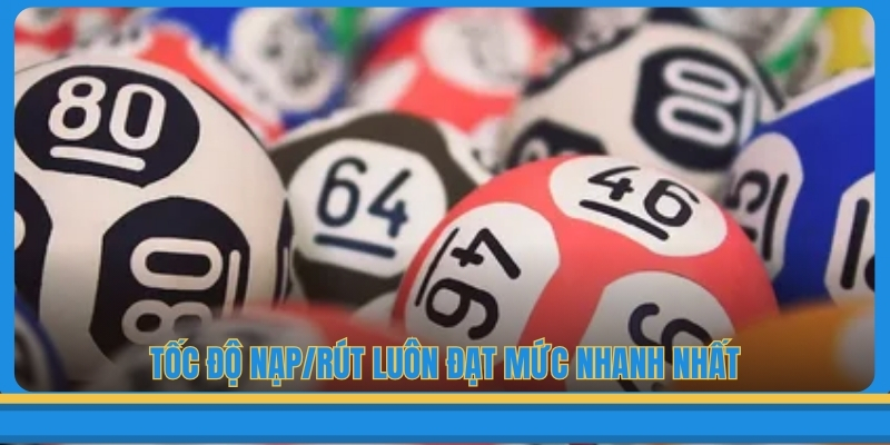 Tốc độ nạp/rút luôn đạt mức nhanh nhất Tốc độ nạp/rút luôn đạt mức nhanh nhất