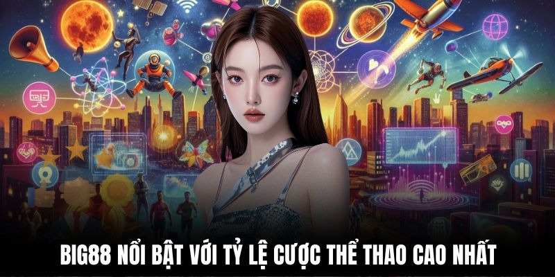 BIG88 nổi bật với tỷ lệ cược thể thao cao nhất  BIG88 nổi bật với tỷ lệ cược thể thao cao nhất