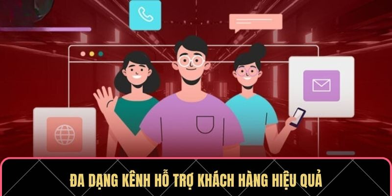Đa dạng kênh hỗ trợ khách hàng hiệu quả  Đa dạng kênh hỗ trợ khách hàng hiệu quả